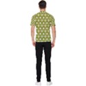 Olive Green Spatula Spoon Pattern Men s Short Sleeve Rash Guard View2