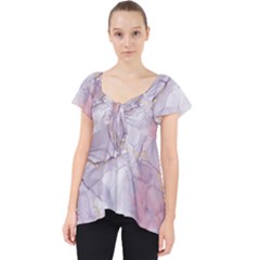 Liquid Marble Lace Front Dolly Top by BlackRoseStore