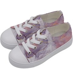 Liquid Marble Kids  Low Top Canvas Sneakers by BlackRoseStore