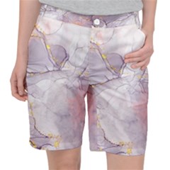 Liquid Marble Women s Pocket Shorts by BlackRoseStore