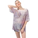 Liquid Marble Oversized Chiffon Top View1