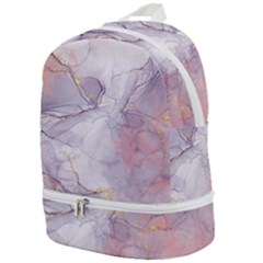 Liquid Marble Zip Bottom Backpack by BlackRoseStore