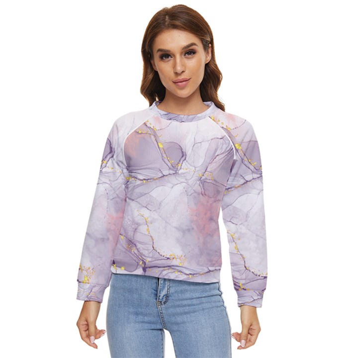 Liquid Marble Women s Long Sleeve Raglan Tee