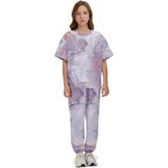 Liquid Marble Kids  Tee And Pants Sports Set by BlackRoseStore