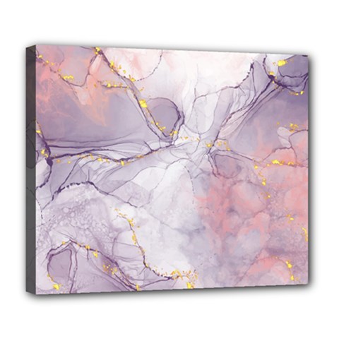 Liquid Marble Deluxe Canvas 24  X 20  (stretched) by BlackRoseStore