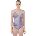 Liquid Marble Cut Out Top Tankini Set View1