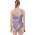 Liquid Marble Cut Out Top Tankini Set View2