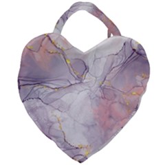 Liquid Marble Giant Heart Shaped Tote by BlackRoseStore