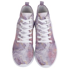 Liquid Marble Men s Lightweight High Top Sneakers by BlackRoseStore