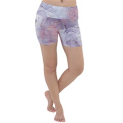 Liquid Marble Lightweight Velour Yoga Shorts by BlackRoseStore