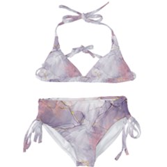 Liquid Marble Kids  Classic Bikini Set by BlackRoseStore