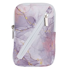 Liquid Marble Belt Pouch Bag (small) by BlackRoseStore