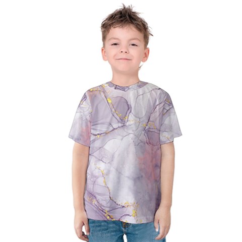 Liquid Marble Kids  Cotton Tee by BlackRoseStore