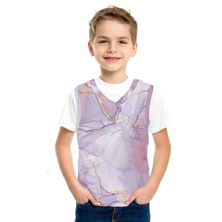 Liquid Marble Kids  Basketball Tank Top