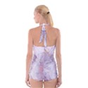 Liquid Marble Boyleg Halter Swimsuit  View2