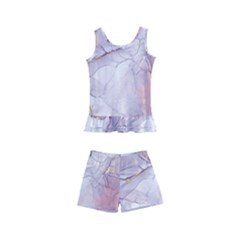 Liquid Marble Kids  Boyleg Swimsuit by BlackRoseStore