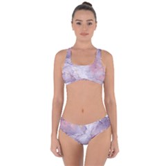 Liquid Marble Criss Cross Bikini Set by BlackRoseStore