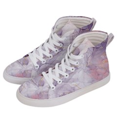 Liquid Marble Women s Hi-top Skate Sneakers by BlackRoseStore