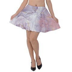 Liquid Marble Velvet Skater Skirt by BlackRoseStore