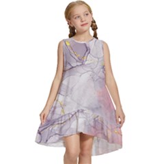 Liquid Marble Kids  Frill Swing Dress by BlackRoseStore