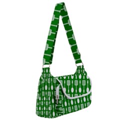 Green And White Kitchen Utensils Pattern Multipack Bag by GardenOfOphir