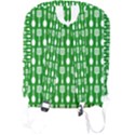 Green And White Kitchen Utensils Pattern Full Print Backpack View2