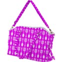 Purple Spatula Spoon Pattern Canvas Crossbody Bag View2