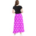 Purple Spatula Spoon Pattern Maxi Chiffon Skirt View2