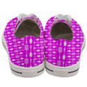 Purple Spatula Spoon Pattern Women s Low Top Canvas Sneakers View4