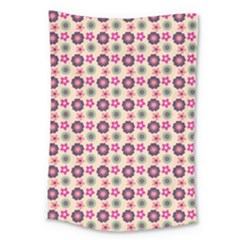 Cute Floral Pattern Large Tapestry by GardenOfOphir