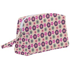 Cute Floral Pattern Wristlet Pouch Bag (large) by GardenOfOphir