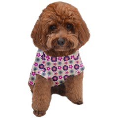 Cute Floral Pattern Dog T-shirt by GardenOfOphir