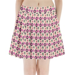 Cute Floral Pattern Pleated Mini Skirt by GardenOfOphir