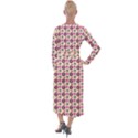 Cute Floral Pattern Velvet Maxi Wrap Dress View2