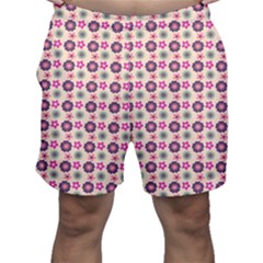 Cute Floral Pattern Men s Shorts by GardenOfOphir