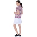 Cute Floral Pattern Women s Polo Tee View2