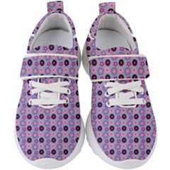 Cute Floral Pattern Kids  Velcro Strap Shoes by GardenOfOphir