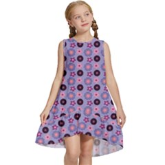 Cute Floral Pattern Kids  Frill Swing Dress by GardenOfOphir