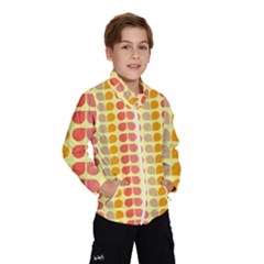 Colorful Leaf Pattern Kids  Windbreaker by GardenOfOphir