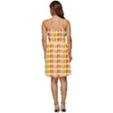 Colorful Leaf Pattern V-Neck Pocket Summer Dress  View4