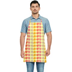 Colorful Leaf Pattern Kitchen Apron by GardenOfOphir