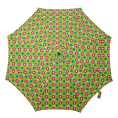 Cute Floral Pattern Hook Handle Umbrellas (medium) by GardenOfOphir