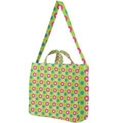 Cute Floral Pattern Square Shoulder Tote Bag by GardenOfOphir