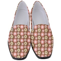 Cute Floral Pattern Women s Classic Loafer Heels by GardenOfOphir