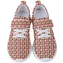 Cute Floral Pattern Women s Velcro Strap Shoes by GardenOfOphir