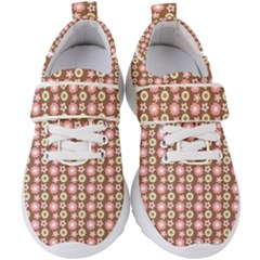 Cute Floral Pattern Kids  Velcro Strap Shoes by GardenOfOphir