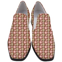 Cute Floral Pattern Women Slip On Heel Loafers by GardenOfOphir