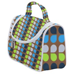 Colorful Leaf Pattern Satchel Handbag by GardenOfOphir