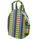 Colorful Leaf Pattern Travel Backpacks View1