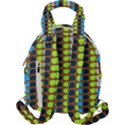 Colorful Leaf Pattern Travel Backpacks View2